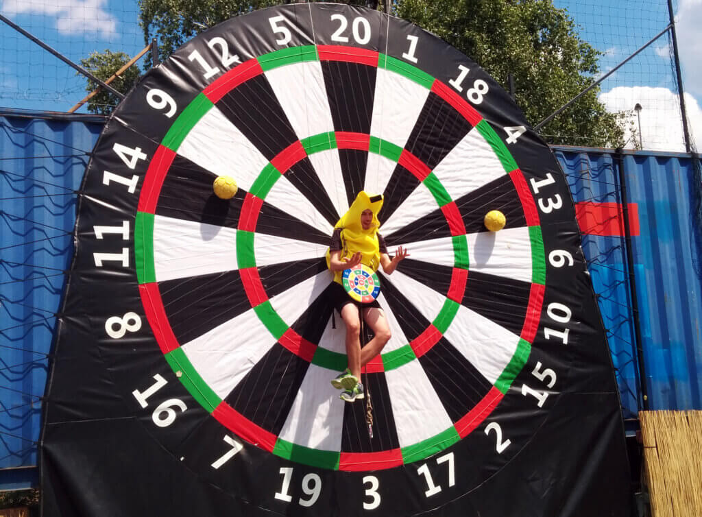 Giant Foot Darts Action Park
