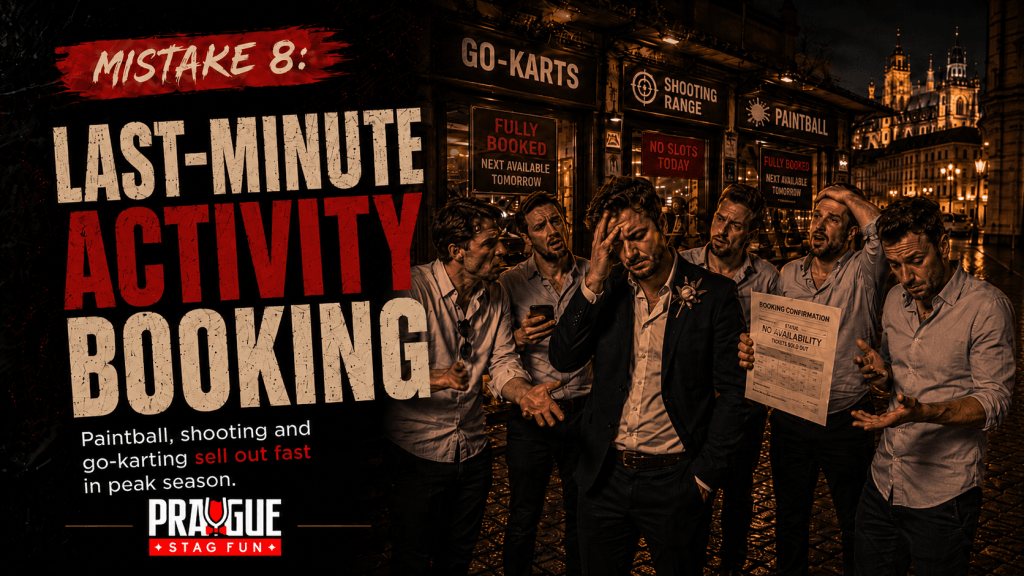 Mistake 8 – Last-Minute Activity Booking in Prague Peak Season